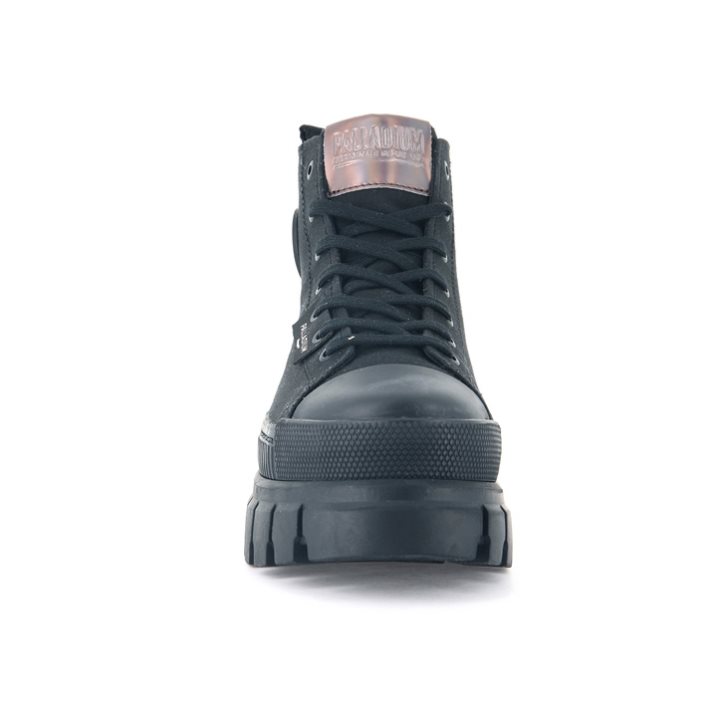 Chaussures Plateforme Palladium Revolt Hi TX Femme Noir | FR LEV629N